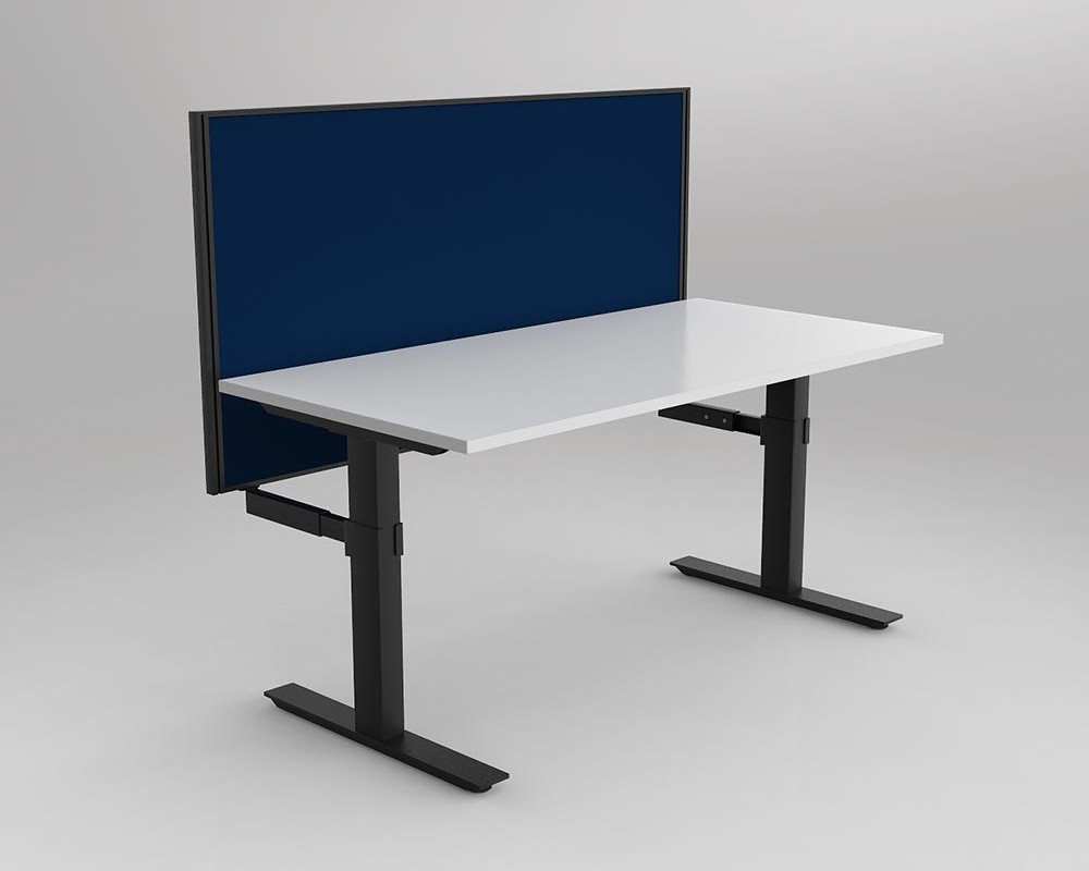 Agile Fixed Height Desk with Studio 50 Screen